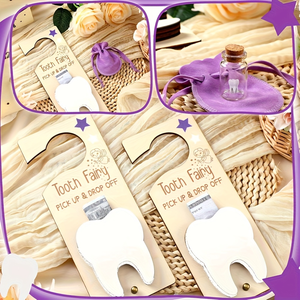 Tooth Fairy Door Sign Decorati - Zwitsal Baby Products 评论和价格