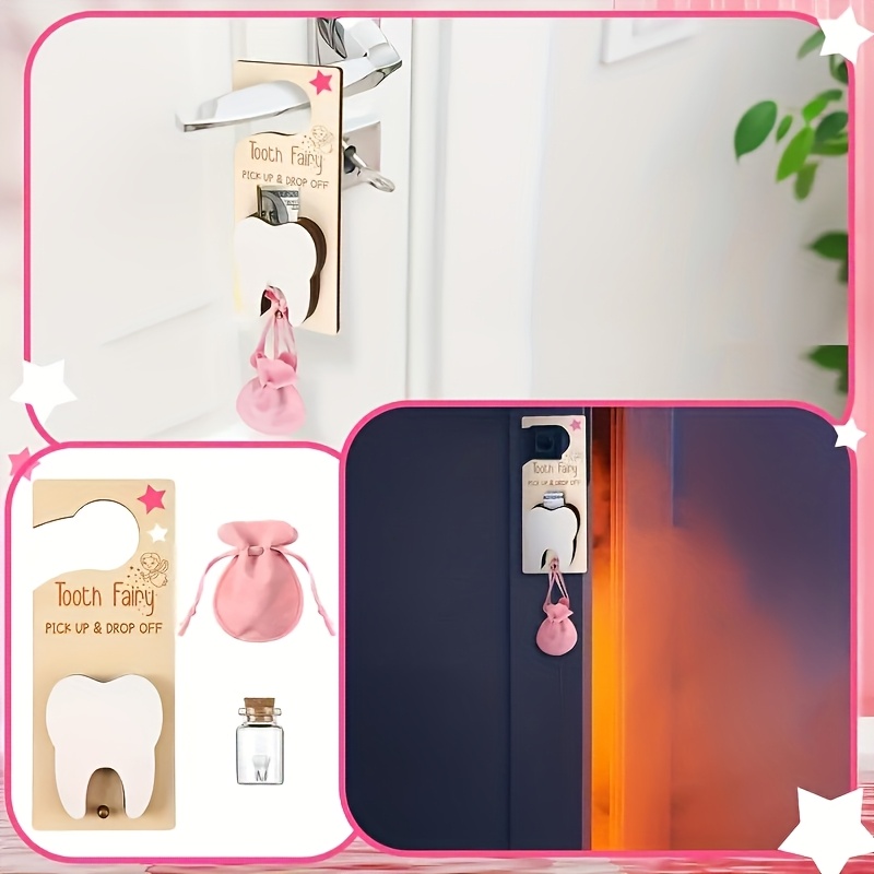 Tooth Fairy Door Sign Decorati - Zwitsal Baby Products 评论和价格