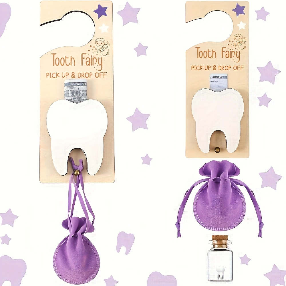 Tooth Fairy Door Sign Decorati - Zwitsal Baby Products 评论和价格