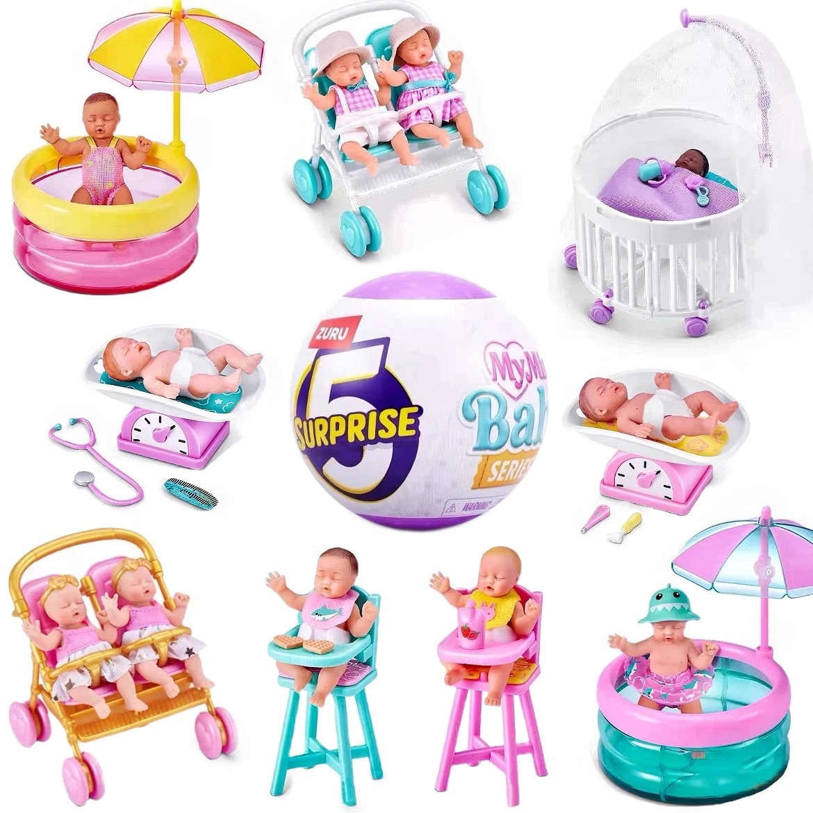 ZURU 5 Surprise My Mini Baby S - Baby Products Toys 评论和价格